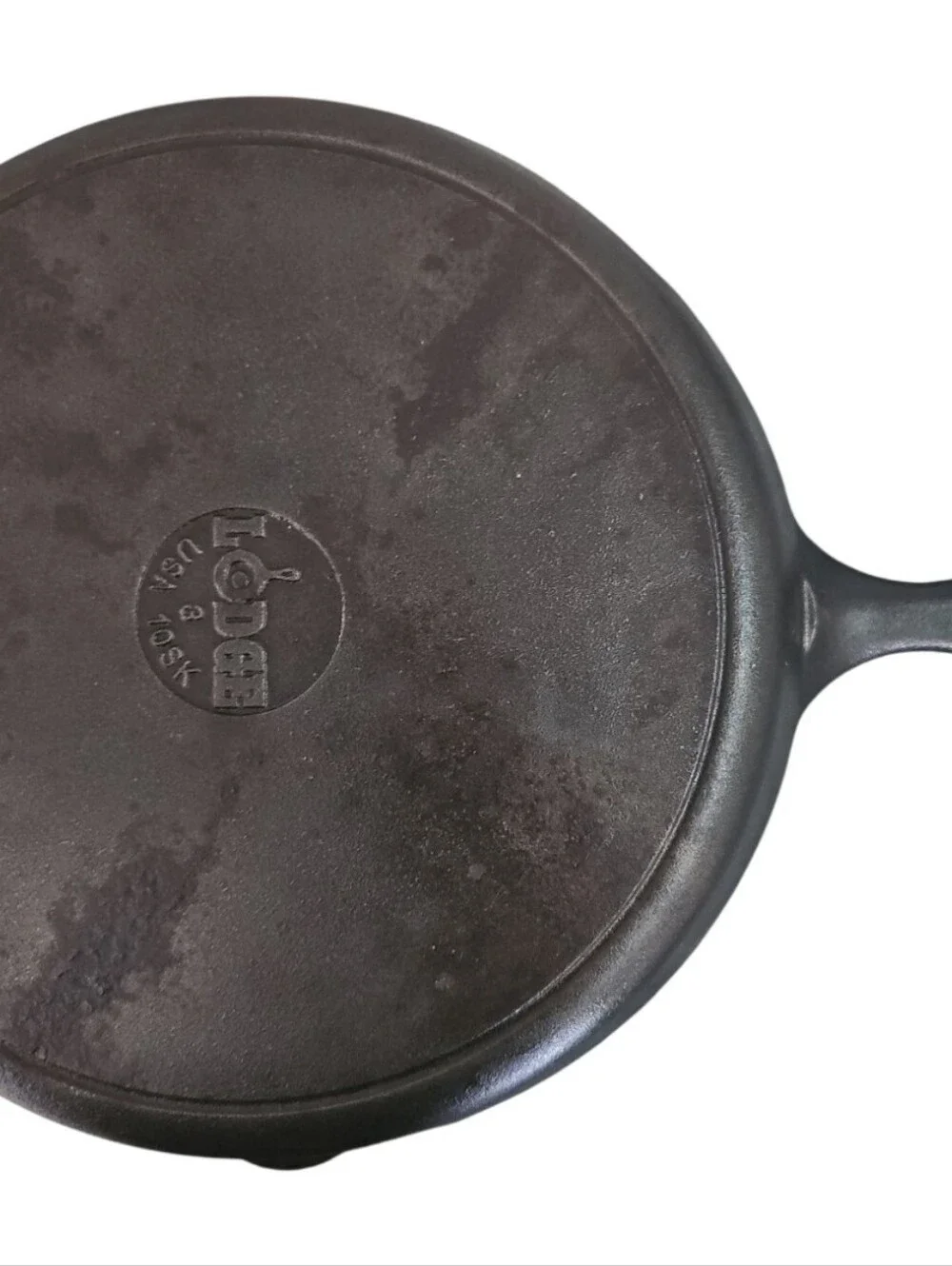 Lodge 12 Inch Cast Iron Skillet USA 10SK Pre Seasoned Fry Pan Camping Cooking